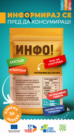 Информирај се пред да консумираш