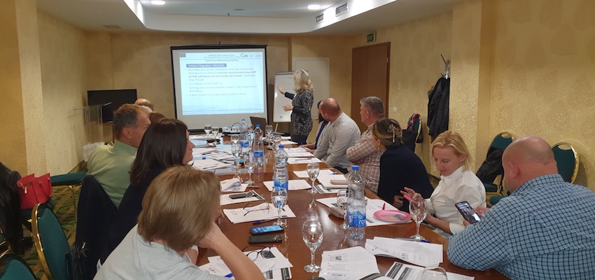 Одржана работилница за материјали кои доаѓаат во контакт со храната